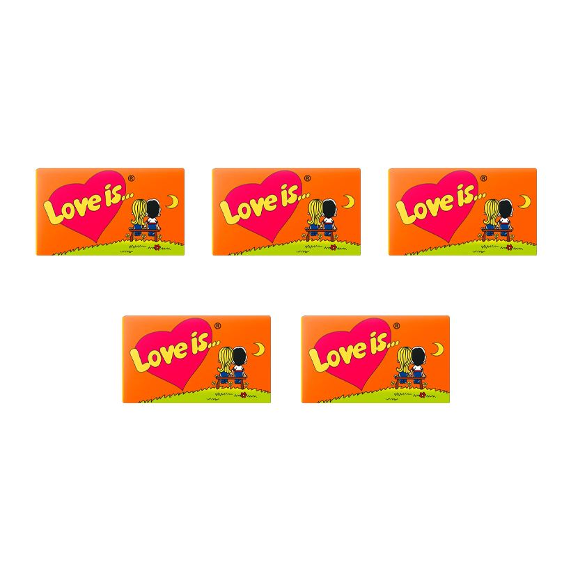 Жувальна Гумка Love is... Апельсин Ананас 5шт 4,2g - Retromagaz