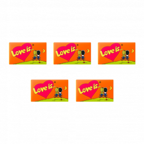 Жувальна Гумка 5шт Love is... Апельсин Ананас 4,2g - Retromagaz