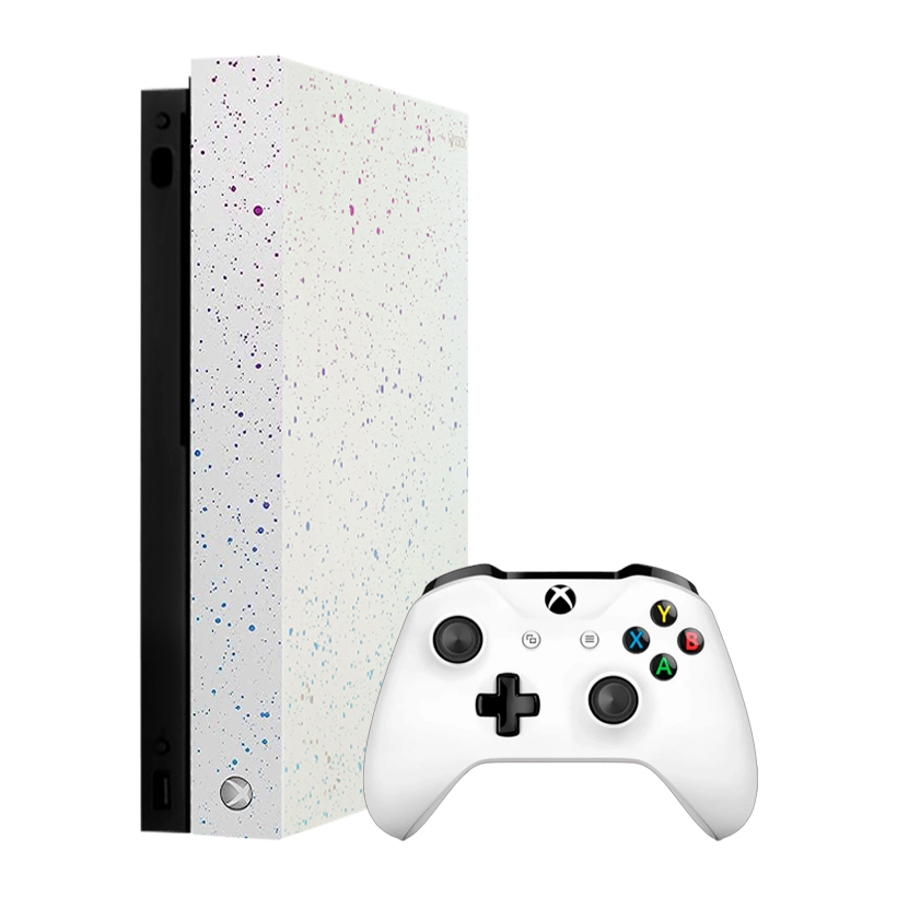 Набор Консоль Microsoft Xbox One X Hyperspace Special Edition 1TB White Б/У  + Геймпад Беспроводной Version 2 - Retromagaz