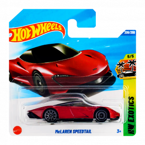 Машинка Базовая Hot Wheels McLaren Speedtail Exotics 1:64 JBB28 Red Машинка Базовая Hot Wheels McLaren Speedtail Exotics 1:64 JBB28 Red - Retromagaz