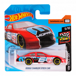 Машинка Базовая Hot Wheels Dodge Charger Stock Car Race Day 1:64 FYD78 Red