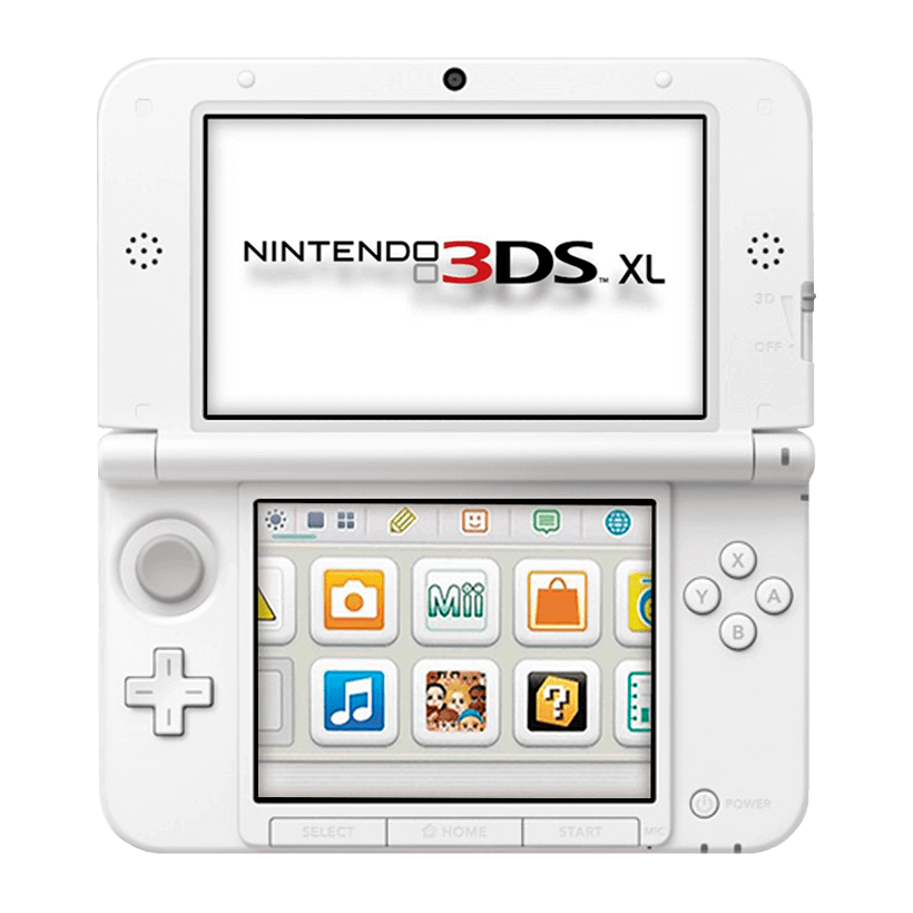 Консоль Nintendo 3DS XL Animal Crossing Limited Edition Модифікована 32GB White + 10 Вбудованих Ігор Б/У - Retromagaz