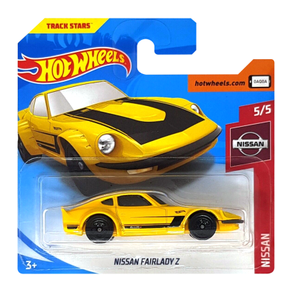Машинка Базова Hot Wheels Fairlady Z Nissan 1:64 FYD18 Yellow - Retromagaz