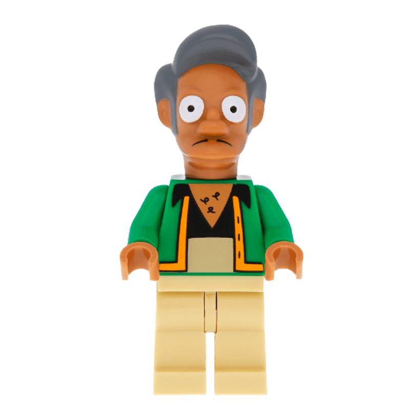 Фигурка Lego The Simpsons Apu Nahasapeemapetilon Cartoons sim017 Б/У - Retromagaz