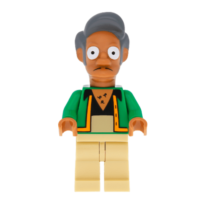 Фигурка Lego Cartoons The Simpsons Apu Nahasapeemapetilon sim017 1шт Б/У Хороший - Retromagaz