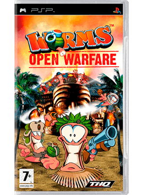 Игра Sony PlayStation Portable Worms Open Warfare Английская Версия + Коробка Б/У Хороший