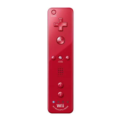 Контролер Бездротовий Nintendo Wii RVL-036 Remote Plus Red Б/У - Retromagaz