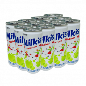 Набір Напій 12шт Lotte Milkis Газований Молочний Яблуко 250ml Набір Напій 12шт Lotte Milkis Газований Молочний Яблуко 250ml - Retromagaz