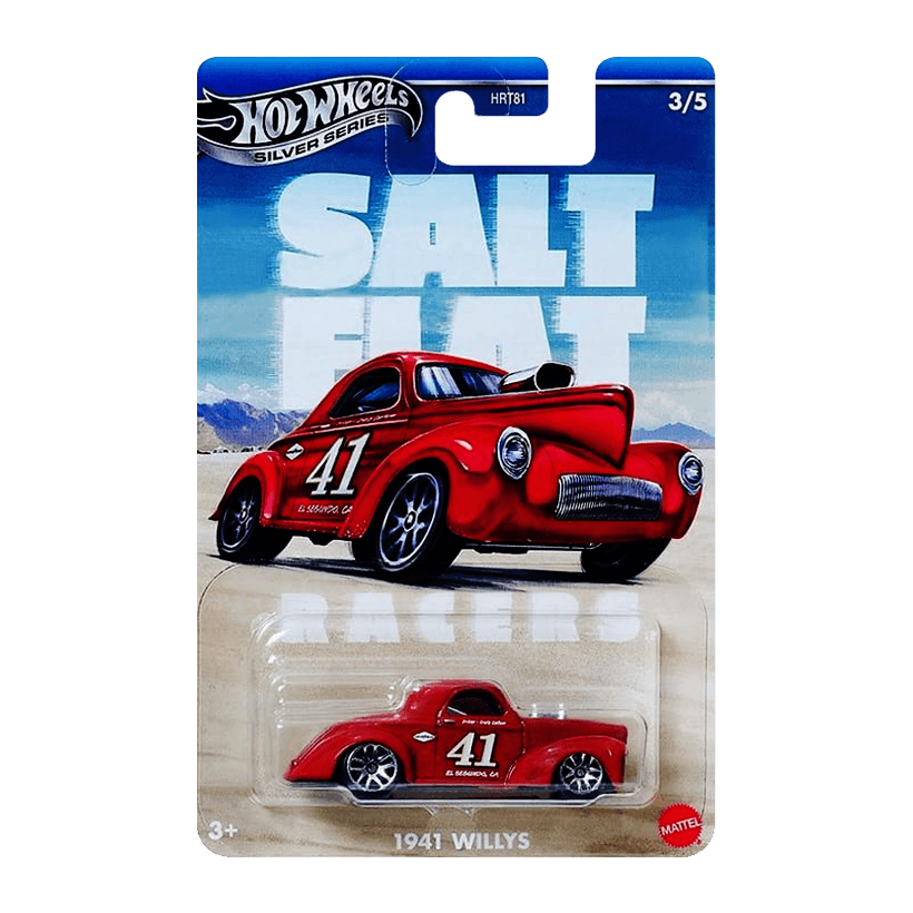 Тематична Машинка Hot Wheels 1941 Willys Salt Flat Racers 1:64 JBY83 Red - Retromagaz