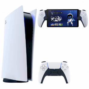 Набір Консоль Sony PlayStation 5 Digital Edition 825GB White Новий  + PlayStation Portal - Retromagaz