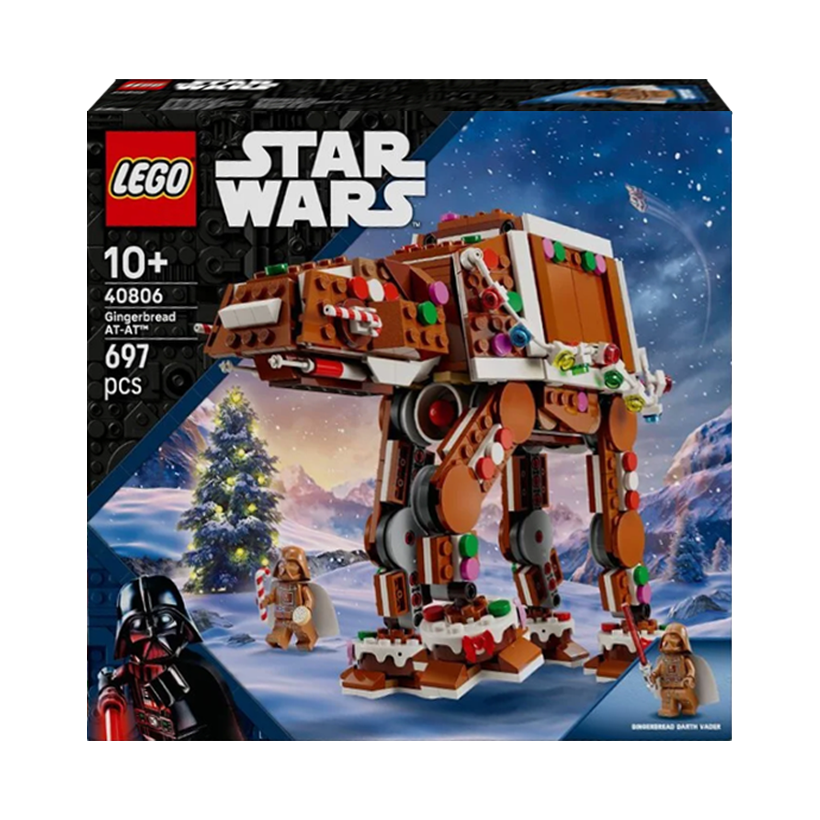 Конструктор Lego Holiday & Event Christmas Gingerbread AT-AT Star Wars 40806 Новый - Retromagaz