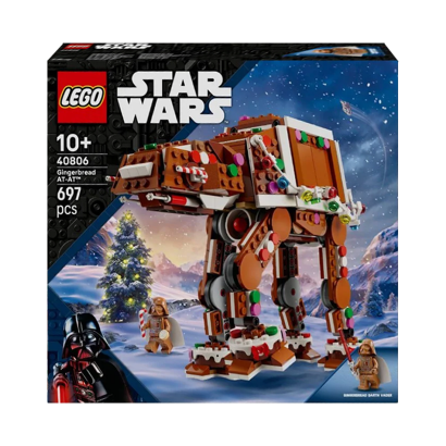Конструктор Lego Holiday & Event Christmas Gingerbread AT-AT Star Wars 40806 Новий - Retromagaz