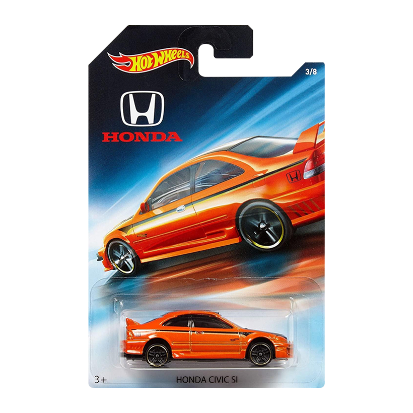 Тематична Машинка Hot Wheels Honda Civic Si Honda 70th Anniversary 1:64 FKD25 Orange - Retromagaz
