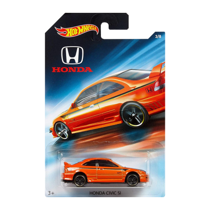 Тематична Машинка Hot Wheels Honda Civic Si Honda 70th Anniversary 1:64 FKD25 Orange - Retromagaz