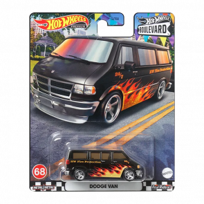 Машинка Premium Hot Wheels Dodge Van Boulevard 1:64 HKF15 Black