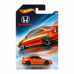 Тематическая Машинка Hot Wheels Honda Civic Si Honda 70th Anniversary 1:64 FKD25 Orange