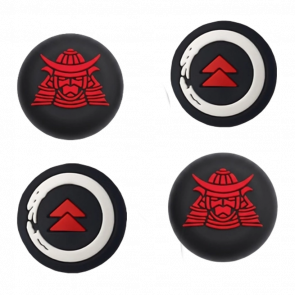 Набір Накладки на Стіки 2шт RMC Ghost of Tsushima PlayStation 5 4 3 2 1 Xbox Series One 360 Switch 2 Black + Ghost of Tsushima Samurai PlayStation 5 4 3 2 1 Xbox Series One 360 Switch 2 Red - Retromagaz