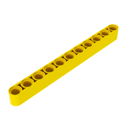 Technic Lego Балка Товста Пряма 1 x 11 32525 64290 4174709 4534912 6028107 Yellow 10шт Б/У - Retromagaz