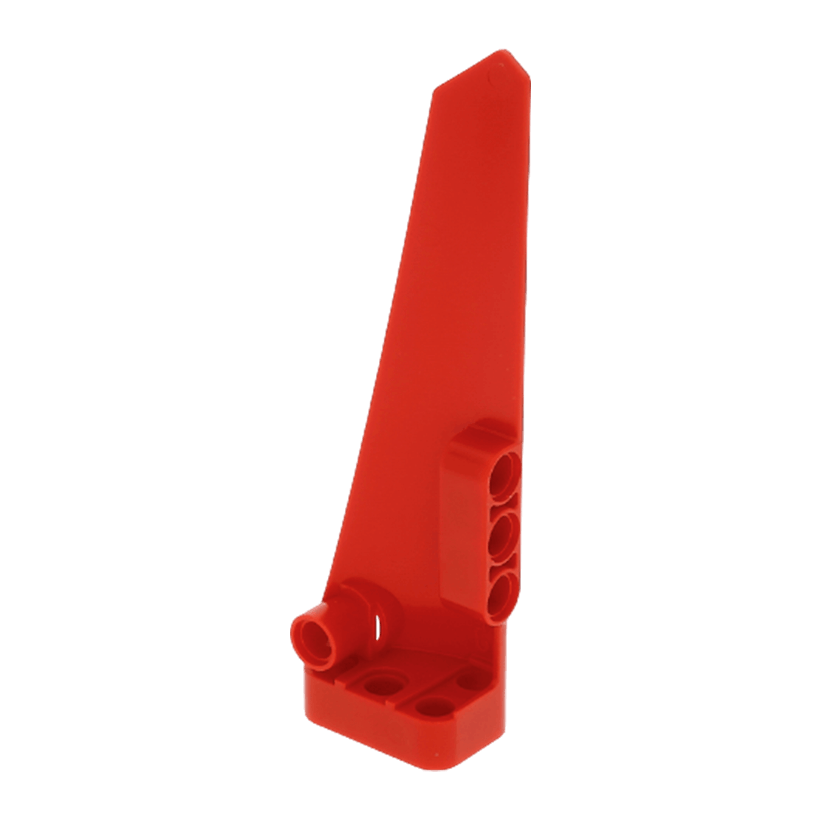 Technic Lego Панель Скошенная #6 Long Smooth Side B 64393 4540822 6115313 Red Б/У - Retromagaz