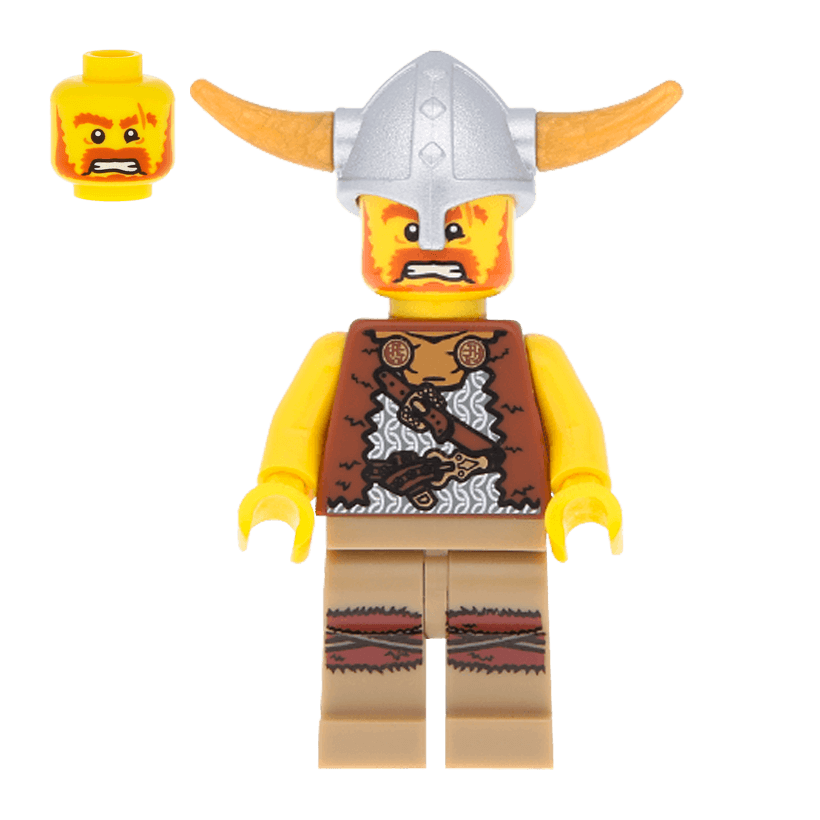Фігурка Lego Series 4 Viking Collectible Minifigures col04-6 col054 Б/У - Retromagaz