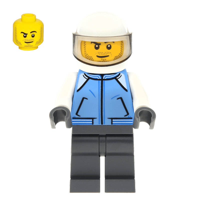 Фигурка Lego Airport 973pb2913 Helicopter Pilot City cty0839 1 Б/У - Retromagaz