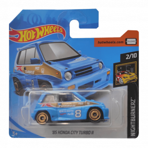 Машинка Базова Hot Wheels '85 Honda City Turbo II Nightburnerz 1:64 FYD12 Blue