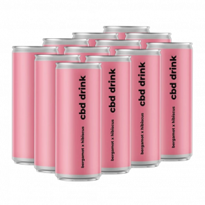 Набір Напій 12шт Underwood CBD Hibiscus Bergamot Гібіскус Бергамот 330ml - Retromagaz