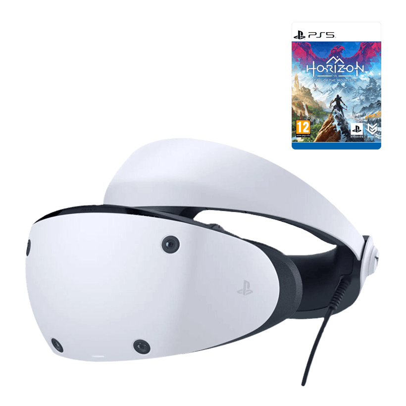 Очки Виртуальной Реальности Проводной Sony PlayStation 5 VR2 + Игра Horizon Call of the Mountain Русские Субтитры Digital Code White Новый - Retromagaz