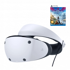 Окуляри Віртуальної Реальності Дротовий Sony PlayStation 5 VR2 + Гра Sony Horizon Call of the Mountain Російська Озвучка Digital Code Новий White Нови