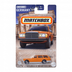 Тематическая Машинка Matchbox Mercedes-Benz W123 Germany 1:64 HVV05/HVV36 Brown