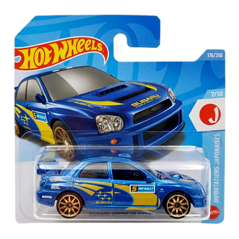 Машинка Базовая Hot Wheels Subaru Impreza WRX HW J-Imports 1:64 JJK19 Blue - Retromagaz