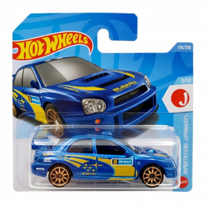 Машинка Базовая Hot Wheels Subaru Impreza WRX HW J-Imports 1:64 JJK19 Blue - Retromagaz