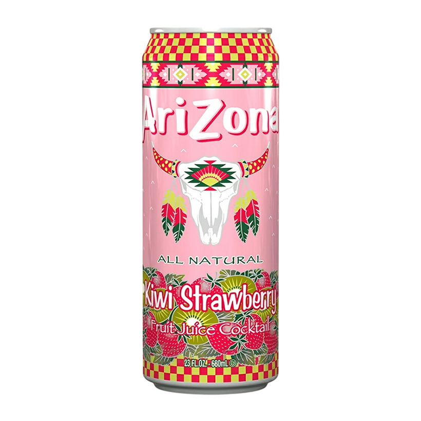 Чай Холодний Arizona Kiwi Strawberry з Ківі і Полуницею 650ml - Retromagaz