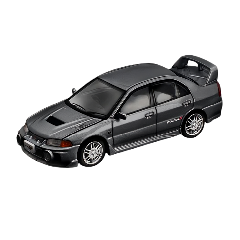 Машинка Premium POP Race Mitsubishi Lancer EVO IV 1:64 PR640327 Grey - Retromagaz