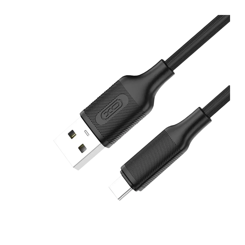 Кабель XO NB265 Type-C 3A USB 2.0 - USB Type-C Black 1m - Retromagaz