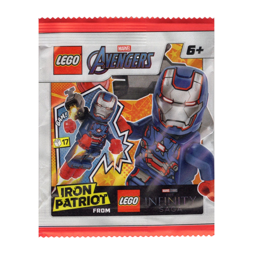 Конструктор Lego Фигурка Iron Patriot Paper Bag Super Heroes L0002279 Новый - Retromagaz