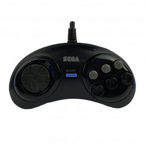 Геймпад Дротовий Sega Mega Drive SJ-6000 Black 1.5m Б/У - Retromagaz
