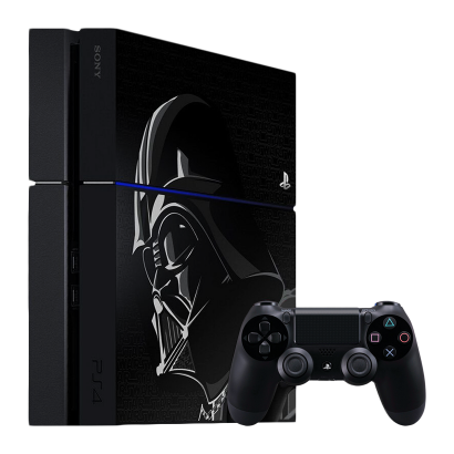 Консоль Sony PlayStation 4 CUH-12хх Star Wars Battlefront Limited Edition 1TB Black Black Геймпад Б/У - Retromagaz