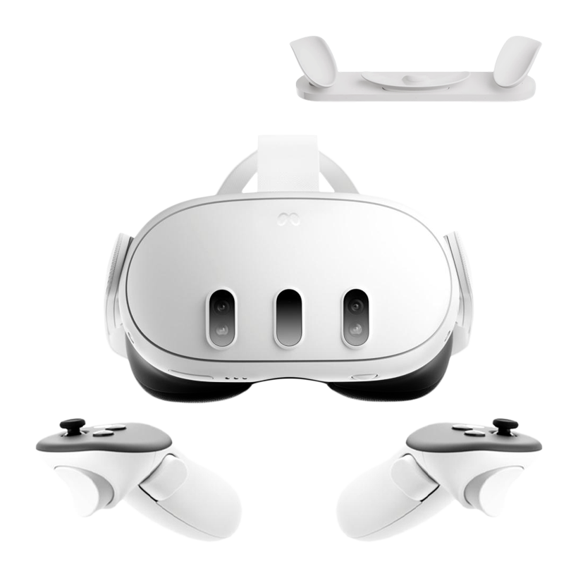 Набор Очки Виртуальной Реальности Meta Quest 3 512GB White Новый  + Док-Станция Charging Dock - Retromagaz