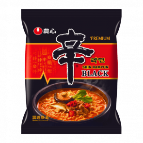 Лапша Nongshim Shin Ramyun Black Острая 130g - Retromagaz