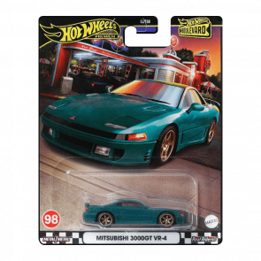 Машинка Premium Hot Wheels Mitsubishi 3000GT VR-4 Boulevard 1:64 HRT68 Green