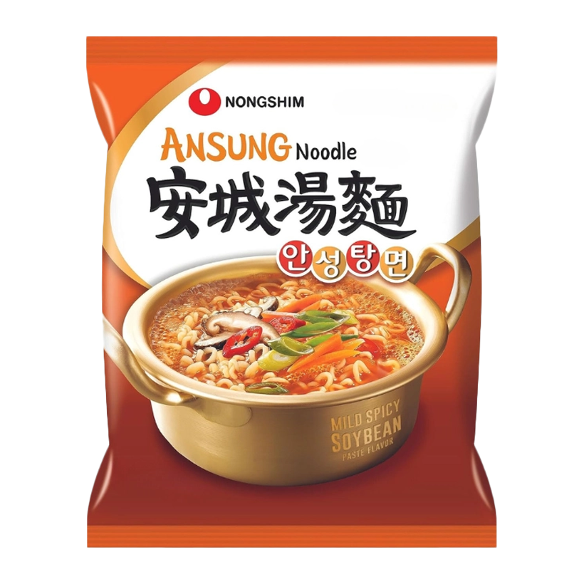 Лапша Nongshim Суп AnSungTangMyun Средне Острая 125g - Retromagaz