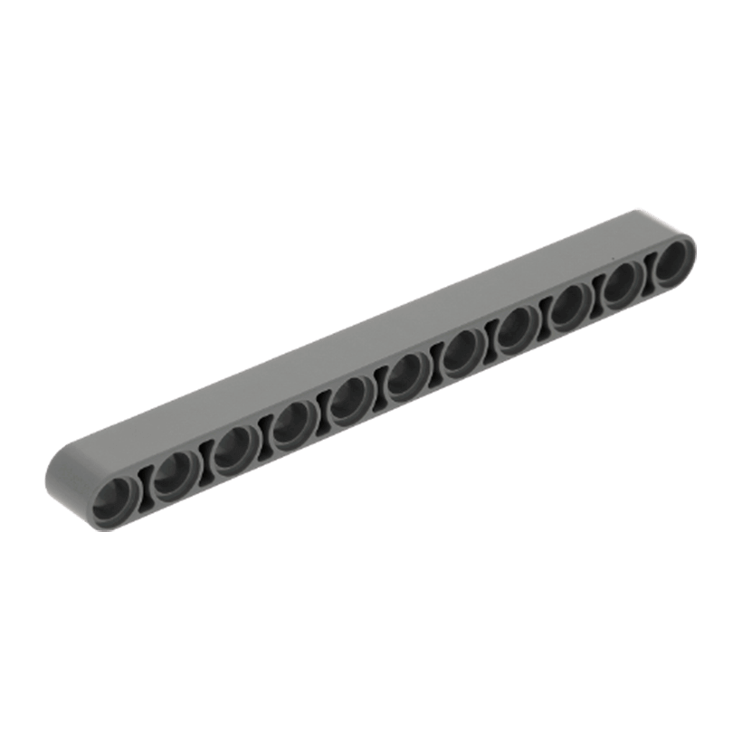 Technic 10шт Lego Балка Толстая Прямая 1 x 11 32525 64290 4210755 4534914 4603472 Dark Bluish Grey Б/У - Retromagaz