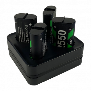Зарядное Устройство DinoFire Xbox Series + 4 Акумулятори Black Новый - Retromagaz