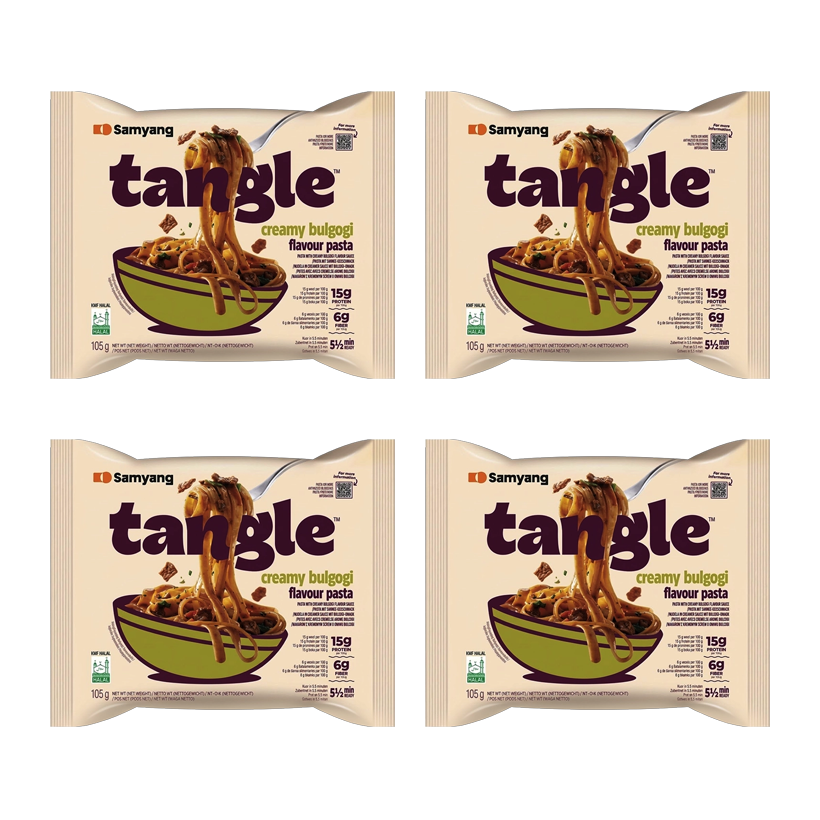 Набір Локшина 4шт Samyang Tangle Bulgogi Рамьон Гостра 108g - Retromagaz
