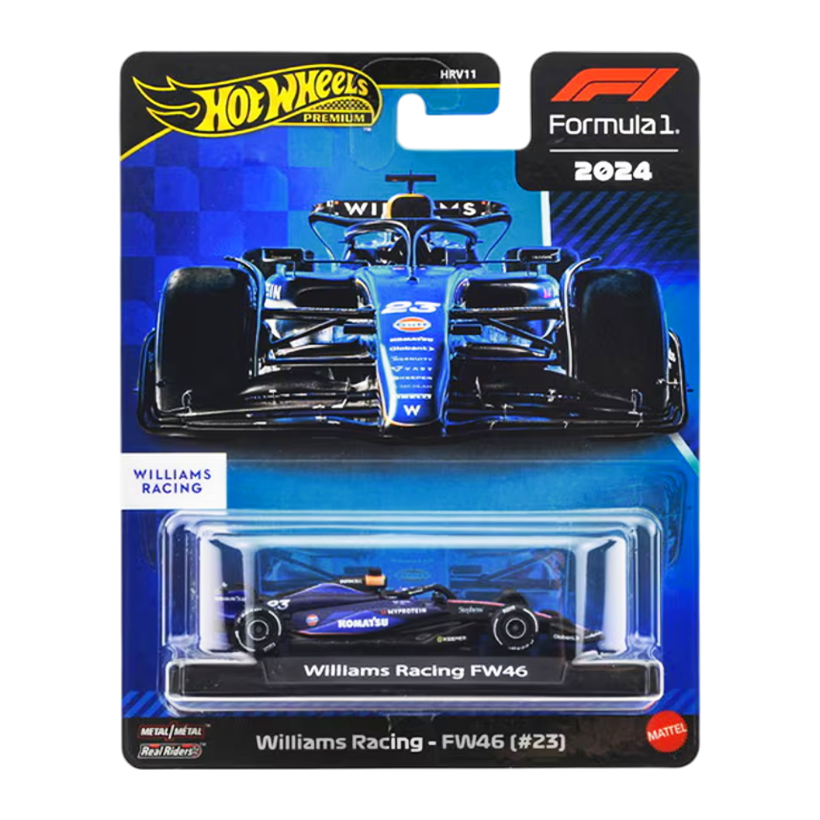 Машинка Premium Hot Wheels Williams Racing - FW46 (#23) 1:64 JBM15 Blue - Retromagaz
