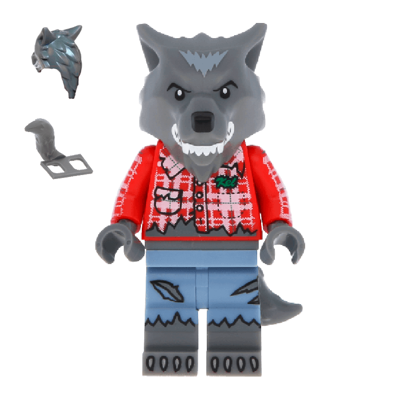 Фігурка Lego Series 14 Wolf Guy Collectible Minifigures col14-1 col211 Б/У - Retromagaz