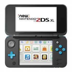 Консоль Nintendo 2DS XL New Модифицированная 32GB Black Blue + 10 Встроенных Игр Б/У - Retromagaz