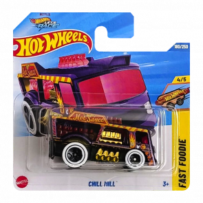 Машинка Базовая Hot Wheels Chill Mill Treasure Hunts Fast Foodie 1:64 JBC28 Purple Машинка Базовая Hot Wheels Chill Mill Treasure Hunts Fast Foodie 1:64 JBC28 Purple - Retromagaz