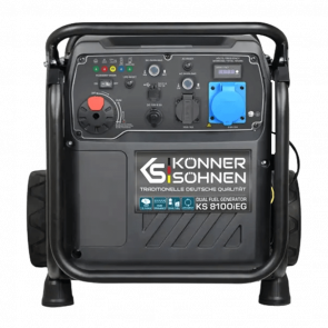 Генератор Konner & Sohnen KS 8100iEG (Газ/Бензин) Black Blue 8000 W Новый Витринный Вариант Генератор Konner & Sohnen KS 8100iEG (Газ/Бензин) Black Blue 8000 W Новый Витринный Вариант - Retromagaz